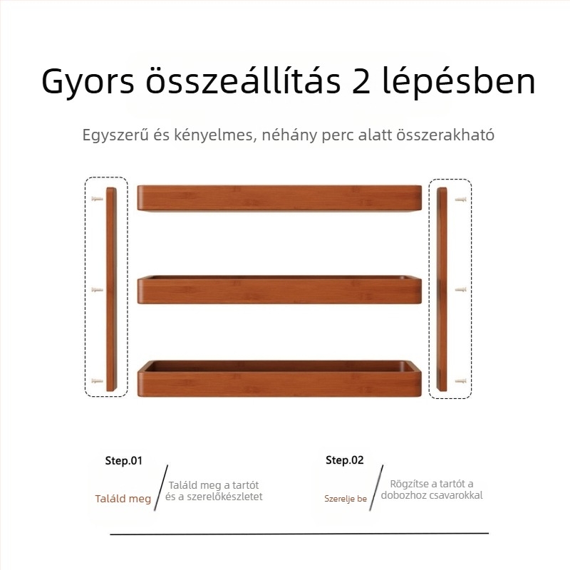 Csészék tároló állvány, két szintes, forgatható, hordozható, átlátszó, csavaros szerelés