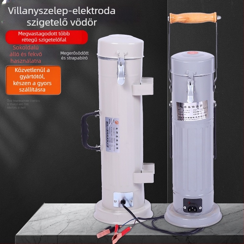 Hegesztő elektródok szigetelő hordója, kettős használatú (függőleges és vízszintes), hordozható háztartási modell, Márka: Más, Nem importált