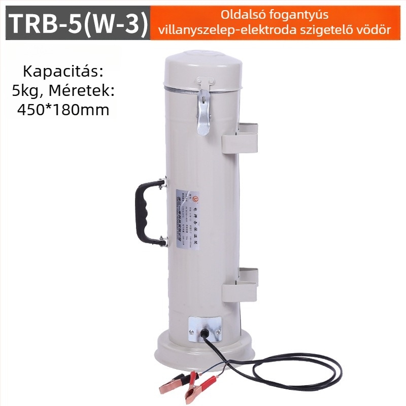 Hegesztő elektródok szigetelő hordója, kettős használatú (függőleges és vízszintes), hordozható háztartási modell, Márka: Más, Nem importált