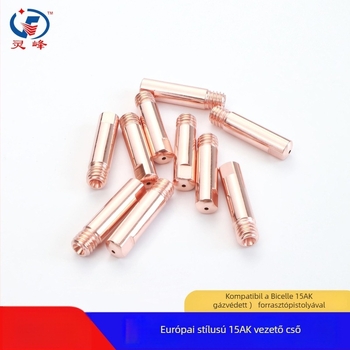 Hegesztési fogyóanyagok: gázvédett MIG hegesztés, érintkező csúcs, fúvóka európai stílusú hegesztőpisztolyhoz