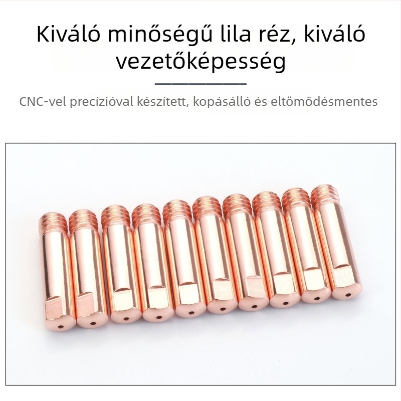 Hegesztési fogyóanyagok: gázvédett MIG hegesztés, érintkező csúcs, fúvóka európai stílusú hegesztőpisztolyhoz