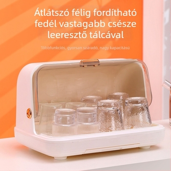 Műanyag pohártartó állvány – asztali tároló, Yunshina, modern minimalist stílus, tömeg 990–1300 g
