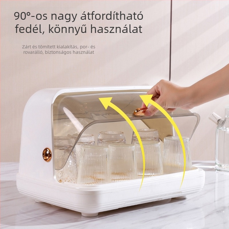Műanyag pohártartó állvány – asztali tároló, Yunshina, modern minimalist stílus, tömeg 990–1300 g
