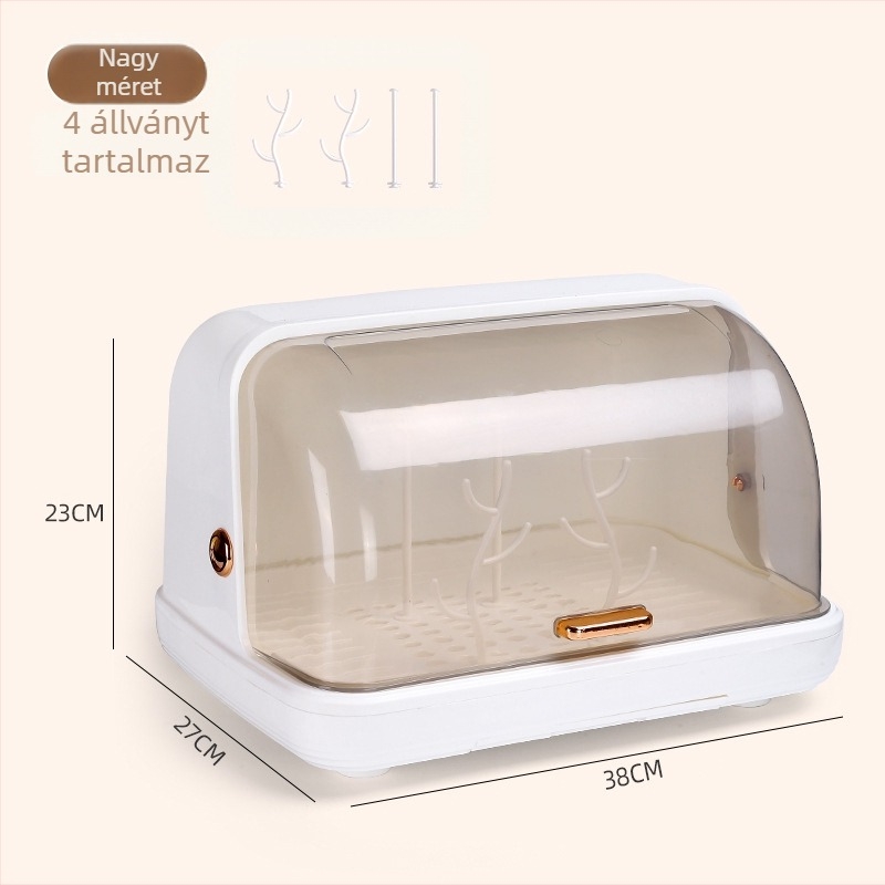 Műanyag pohártartó állvány – asztali tároló, Yunshina, modern minimalist stílus, tömeg 990–1300 g