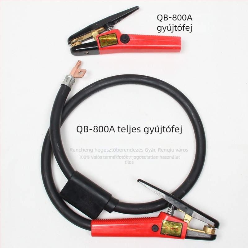 Hegesztő karbonszív ívű levegővel működő pisztolyfej, QB600A/QB800A/JG86-1, réz, 10 A