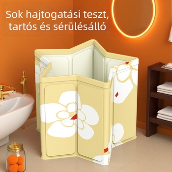 Összecsukható fürdőkanna felnőttek és gyermekek számára, teljes testű fürdés, PVC