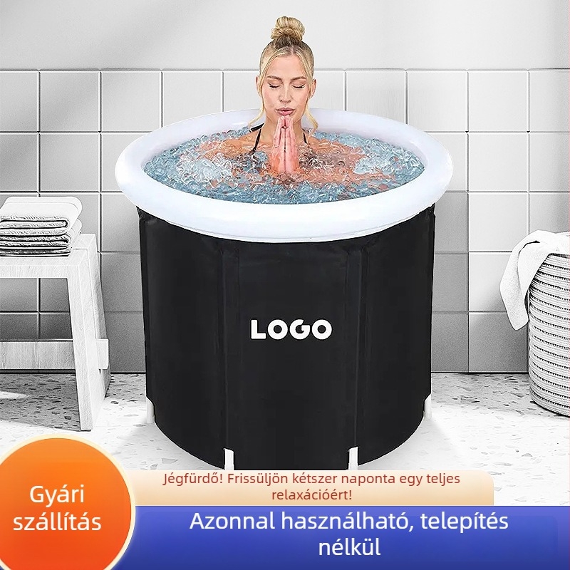 Összecsukható jégfürdő kád felnőtteknek — PVC, otthoni használat, Manny Small Layer márka