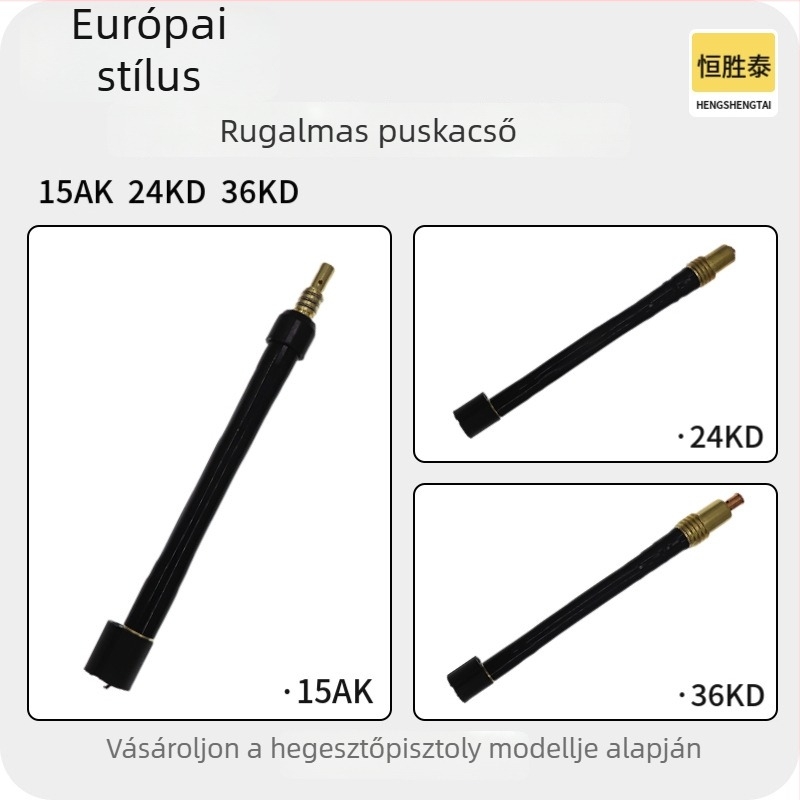 CO2 hegesztőpisztoly Hengshengtai, kettős hajlékony fej, modell MB15AK24KD36KD, magáncímke elérhető