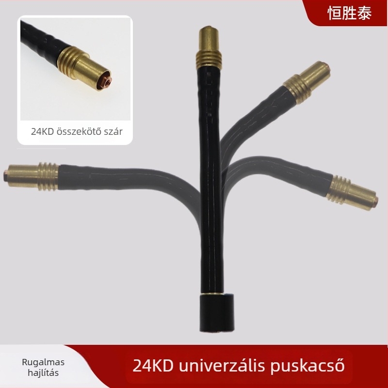CO2 hegesztőpisztoly Hengshengtai, kettős hajlékony fej, modell MB15AK24KD36KD, magáncímke elérhető