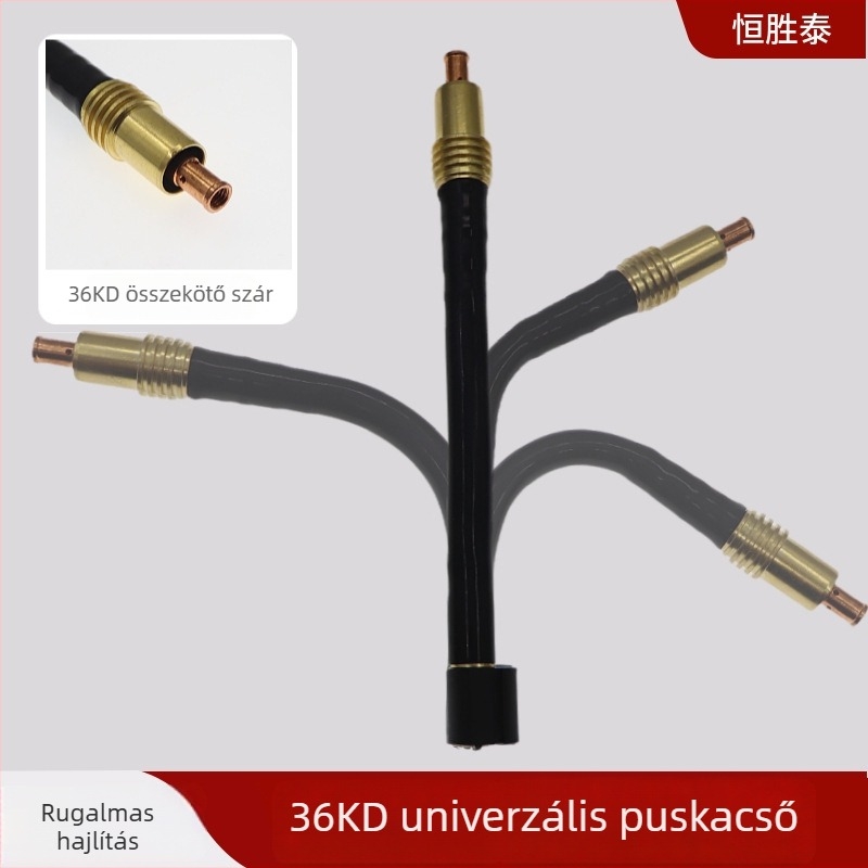 CO2 hegesztőpisztoly Hengshengtai, kettős hajlékony fej, modell MB15AK24KD36KD, magáncímke elérhető
