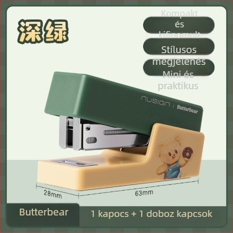 Deli NS083-B mini tűzőgép, diákoknak, kompakt, 25 mm tűzés, 40 oldal kapacitás, modell NS083-B