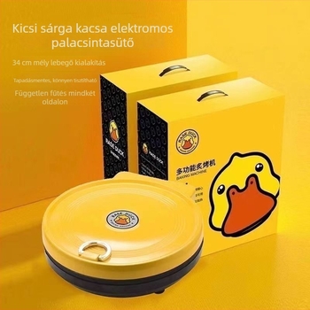 Elektromos palacsinta sütő egyoldali fűtéssel, 1200–1500 W, gombos vezérléssel