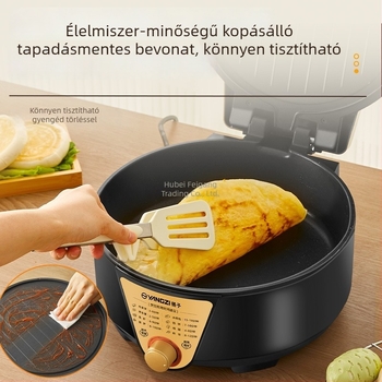 Dupla fűtéses elektromos palacsinta grill, BC167X modell, 1600W, 3C tanúsítvány 2024180712060165