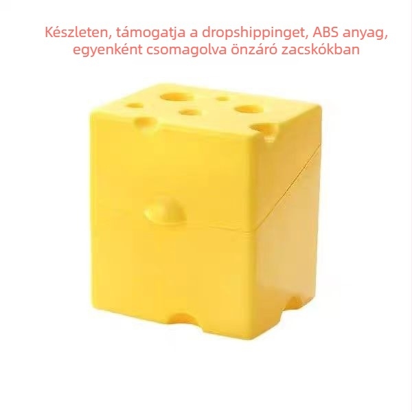ABS műanyag sajttal és vajjal tároló doboz, zsanéros fedéllel, 301-500 ml kapacitás, nordic stílus