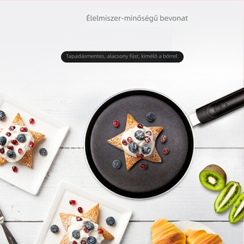 Tapadásmentes palacsintasütő – alumínium, modell j24G, indukciós és gázfőzővel kompatibilis, 1 kg