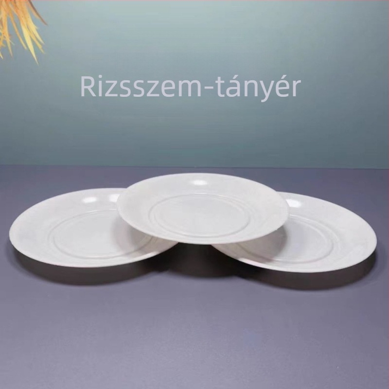 Egyszer használatos étkezési készlet – négy darabos: tálak és evőpálcikák – műanyag, nem lebomló, élelmiszer-biztonsági minőség