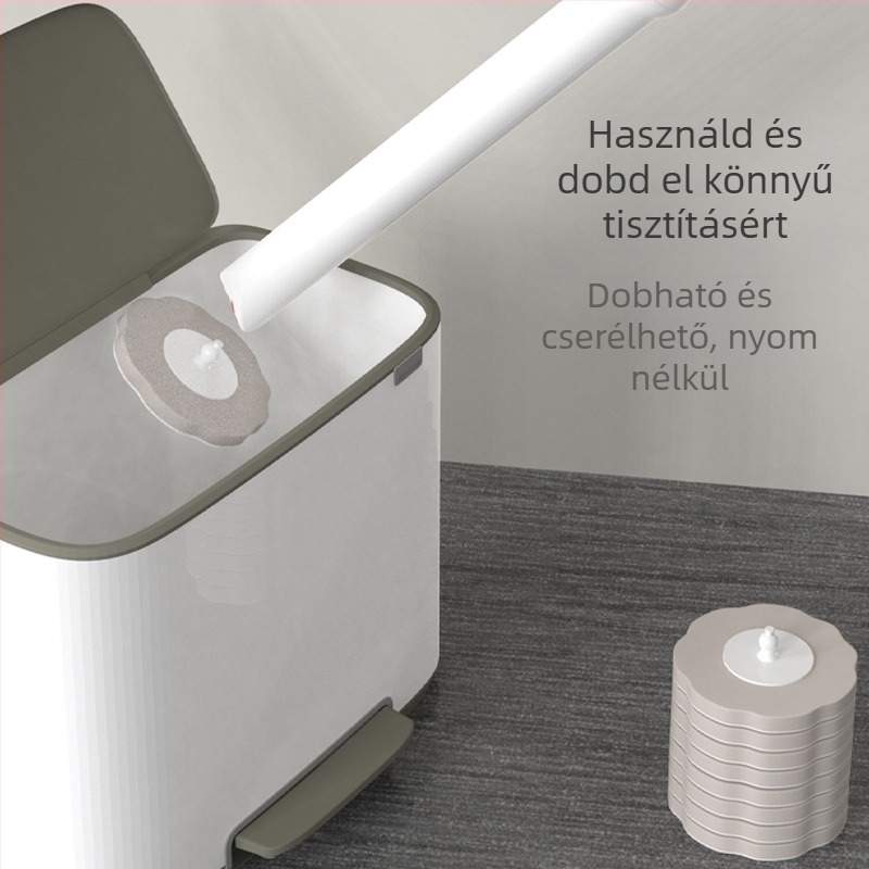 Egyszer használatos WC-kefe cserélhető fejjel, Yinyue B15, műanyag, 445 g, 2021 tavasza