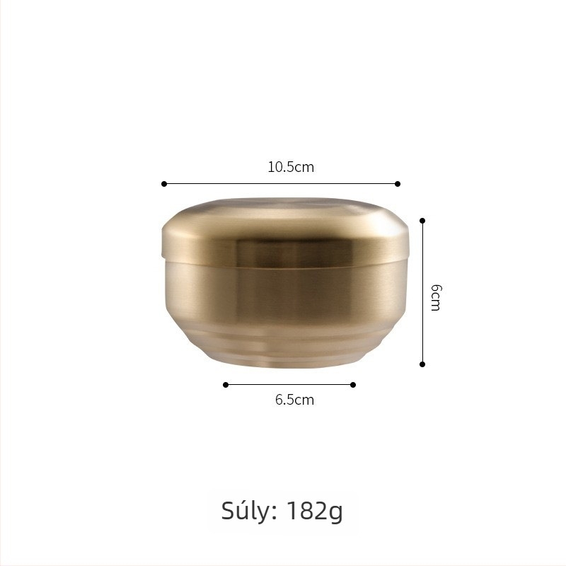 304 rozsdamentes acélból készült kétszintes rizstál fedővel, égési védelem és hőszigetelés, modern minimalist dizájn