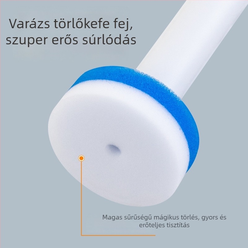 WC-kefe falra szerelve, cserélhető fejű, anyag: szivacs, modern minimalista stílus, testreszabás elérhető