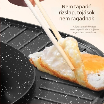 Shabu-shabu mindent egyben edény grill-lel – 1200W, alumínium ötvözet, belső edény mélysége 7 cm, 3–4 főre