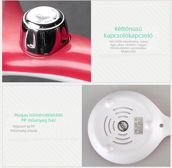 Kétszintes tojásfőző gőzölő automatikus kikapcsolással, tapadásmentes felület, modell XB-3108, kapacitás 7+ tojás, 220V, 50Hz, 350W