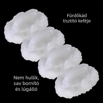 Tartós műanyag WC-kefe fürdőszobai tisztításra