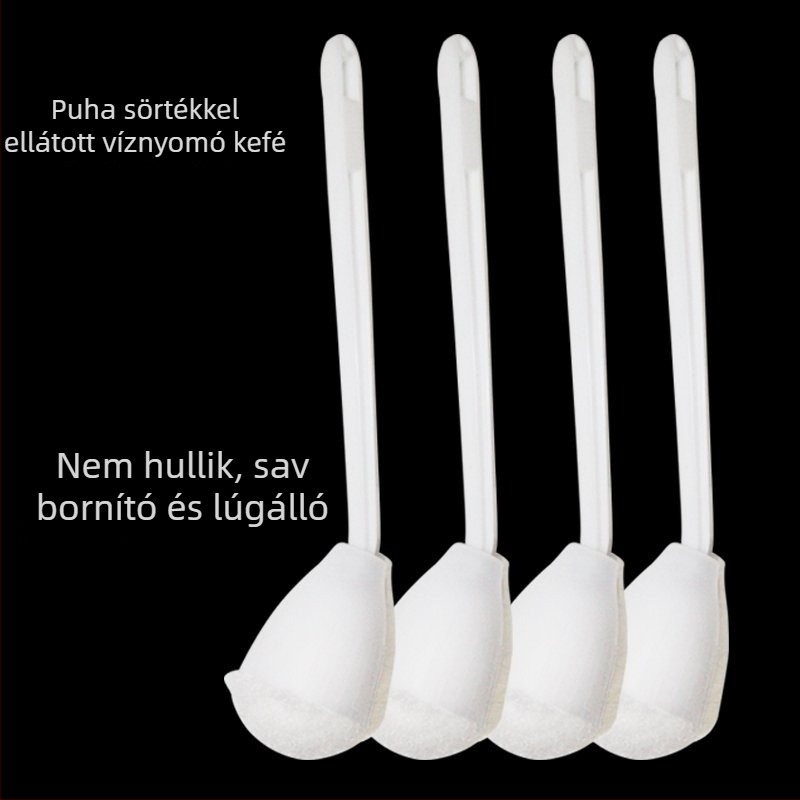 Tartós műanyag WC-kefe fürdőszobai tisztításra