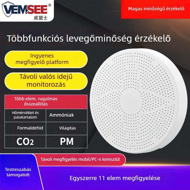 Weimeng SN-* Ipari osztályú gázdetektor, DC 10-30V, Oxigén, Ammónia, Szén-dioxid