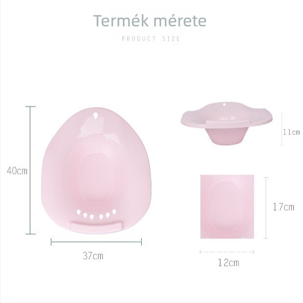 Ülő bidet medence terhes és szülés utáni nők számára, műanyagból, bidet használathoz