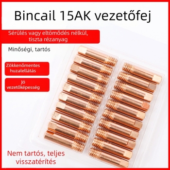MIG hegesztőpisztolyhoz vezető fúvóka, európai stílus, huzalbevitel 0,8 mm, huzalbevitel 1,2 mm fúvóka, pneumatikus hajtás, forró levegő és infravörös teljesítmény