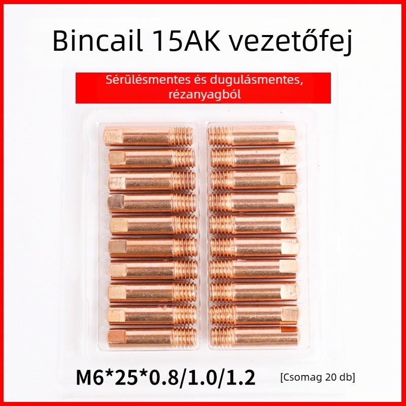 MIG hegesztőpisztolyhoz vezető fúvóka, európai stílus, huzalbevitel 0,8 mm, huzalbevitel 1,2 mm fúvóka, pneumatikus hajtás, forró levegő és infravörös teljesítmény