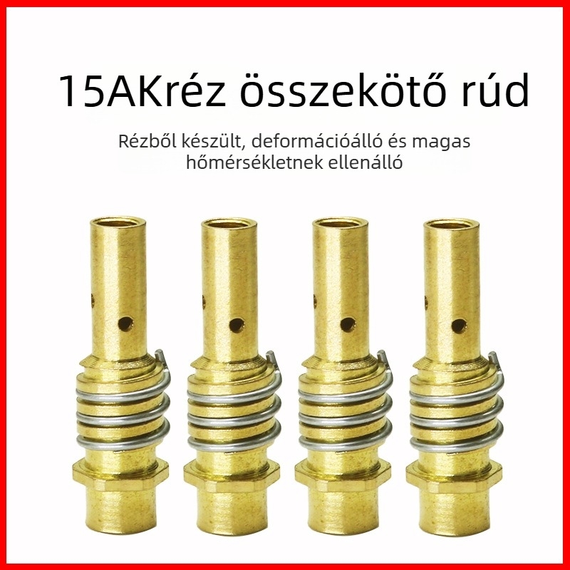 MIG hegesztőpisztolyhoz vezető fúvóka, európai stílus, huzalbevitel 0,8 mm, huzalbevitel 1,2 mm fúvóka, pneumatikus hajtás, forró levegő és infravörös teljesítmény