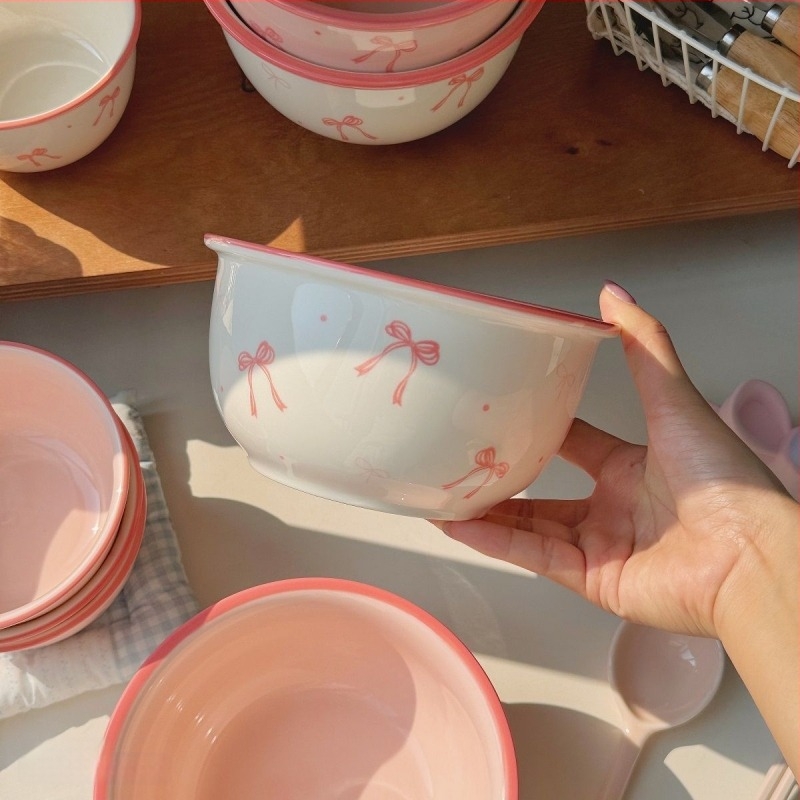 Nudli tál masni mintával, INS stílus, alglazúros felület, új csont porcelánból