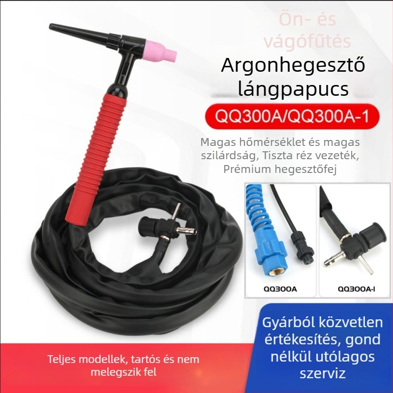 Argon ívhegesztő pisztoly QQ300-1 csőhegesztéshez – új, Soldering Book márka