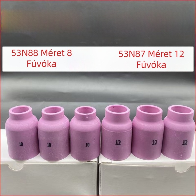 WP-27 kerámia TIG fúvóka, 53N sorozat (argon ívhegesztéshez, magas hőmérséklet-állóság)