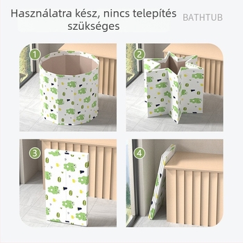 Összecsukható fürdővödör felnőtteknek, háztartási használatra, teljes testű fürdés