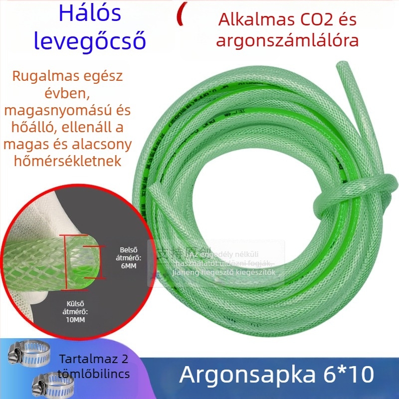 Ívhegesztéshez argó gázcső — szilikon/plasztikus légcső, Fierce One