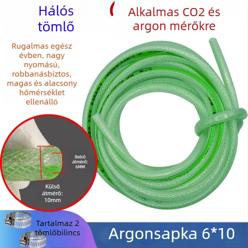 Ívhegesztéshez argó gázcső — szilikon/plasztikus légcső, Fierce One