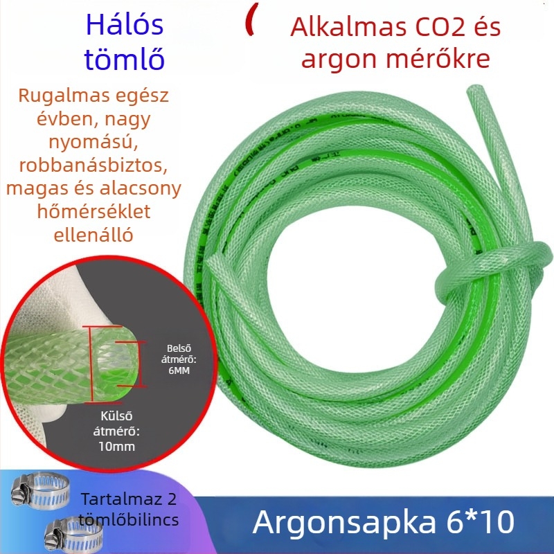 Ívhegesztéshez argó gázcső — szilikon/plasztikus légcső, Fierce One