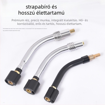 Gázzal védett hegesztőpisztoly könyökcsatlakozó, vastagított gooseneck, modell 15AK24KD36KD, márka Ouhu, alias Binzier Second Guarantee Welding Grab Bend