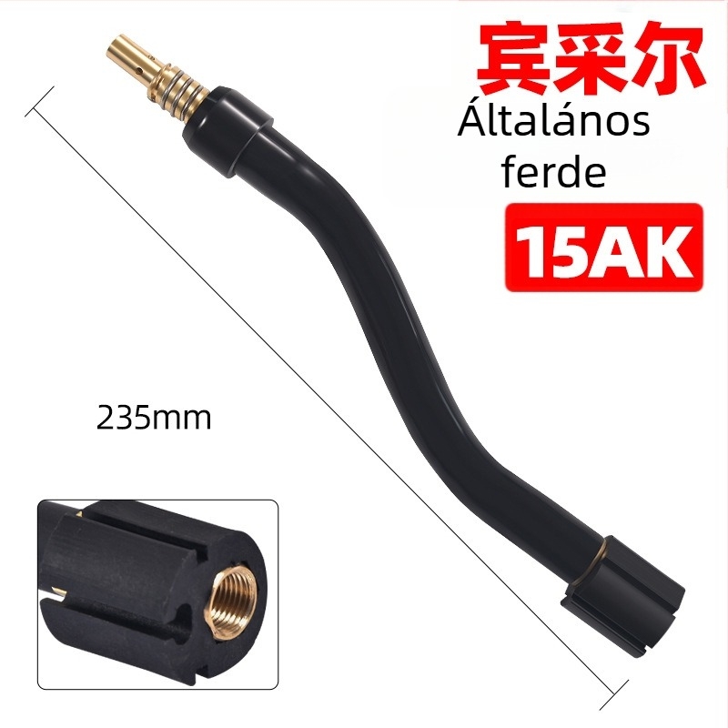 Gázzal védett hegesztőpisztoly könyökcsatlakozó, vastagított gooseneck, modell 15AK24KD36KD, márka Ouhu, alias Binzier Second Guarantee Welding Grab Bend