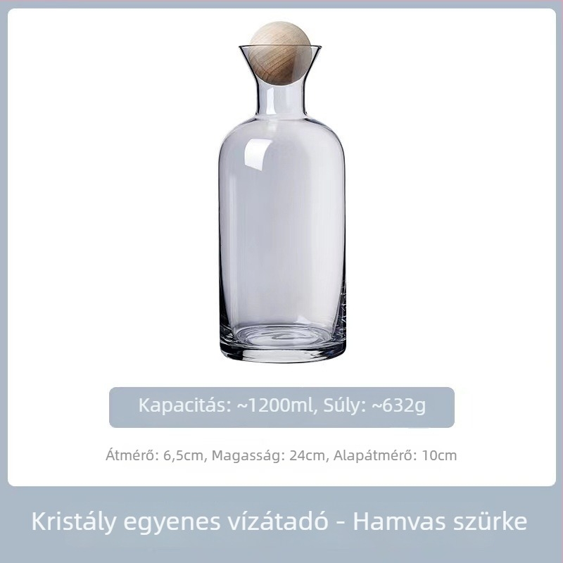 Üvegpohár-készlet - modern minimalista stílus, dupla falú, hőálló üveg, öt darabos készlet, otthoni vízhasználatra fedéllel