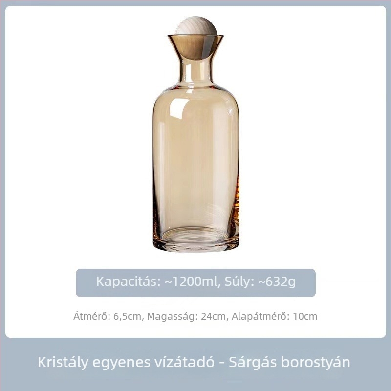 Üvegpohár-készlet - modern minimalista stílus, dupla falú, hőálló üveg, öt darabos készlet, otthoni vízhasználatra fedéllel