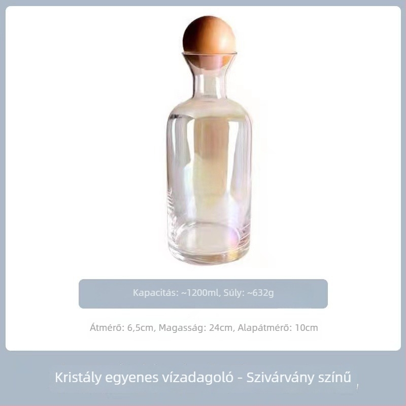 Üvegpohár-készlet - modern minimalista stílus, dupla falú, hőálló üveg, öt darabos készlet, otthoni vízhasználatra fedéllel