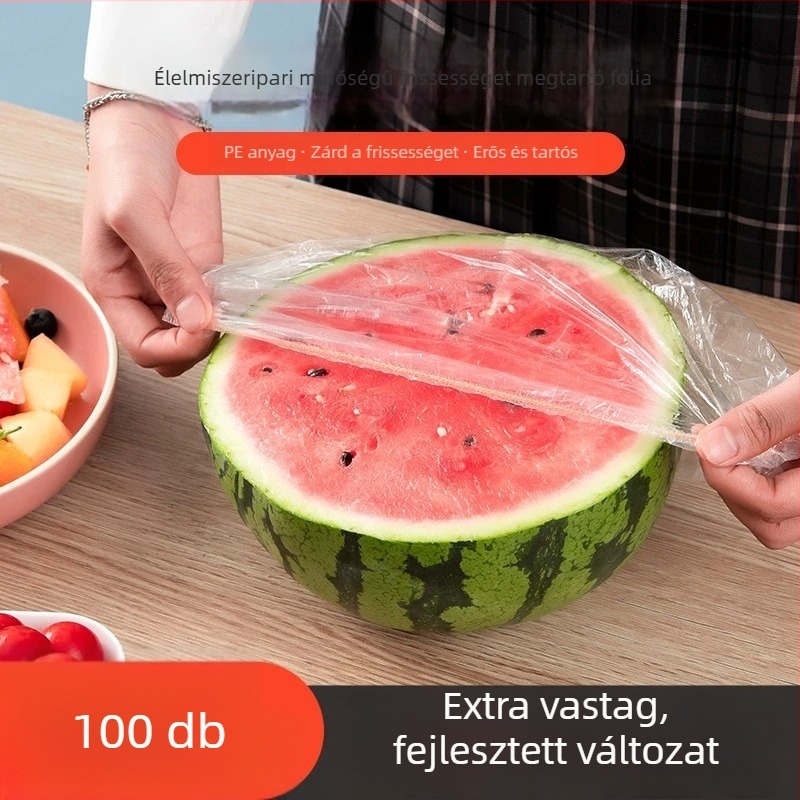 Egyszer használatos élelmiszer-hőálló fóliakészlet – poharakhoz, tálakhoz és fedőkhez; -60°C-tól 100°C-ig; egyszerű csomagolás; Pengyi márka; 1 darab; háztartási használat.