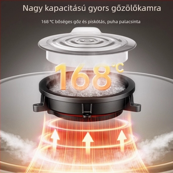 Supor Elektromos palacsinta serpenyő, kétszintes melegítés, levehető és mosható gőz funkcióval, többfunkciós serpenyő JD32RQ882