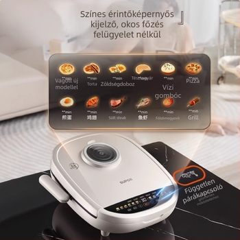 Supor Elektromos palacsinta serpenyő, kétszintes melegítés, levehető és mosható gőz funkcióval, többfunkciós serpenyő JD32RQ882