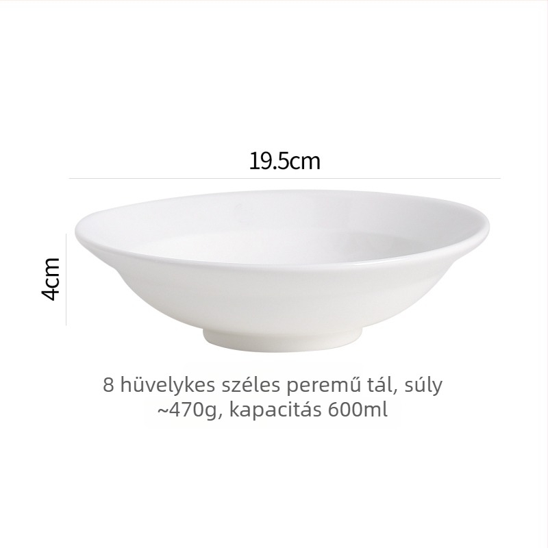 Francia stílusú kerámia tál, modern minimalist étkészlet, 450 ml kapacitás, testreszabható