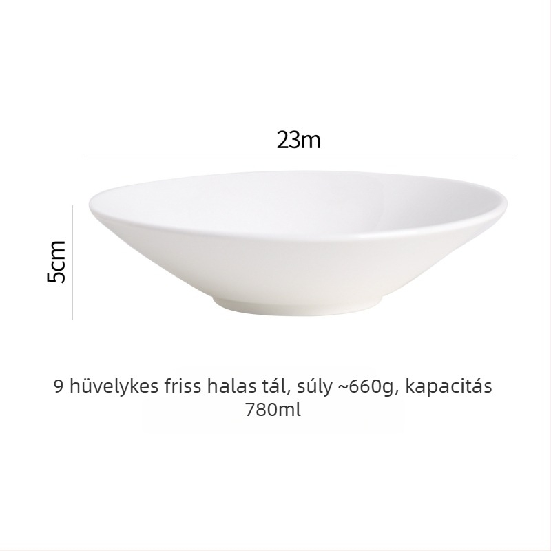 Francia stílusú kerámia tál, modern minimalist étkészlet, 450 ml kapacitás, testreszabható