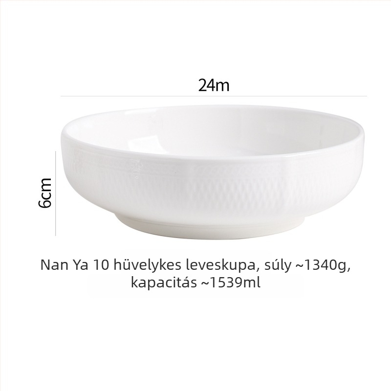 Francia stílusú kerámia tál, modern minimalist étkészlet, 450 ml kapacitás, testreszabható